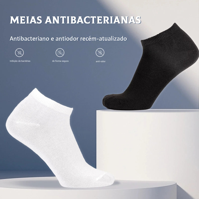 Meias Imbatíveis de Conforto e Proteção - Kit com 6 Pares