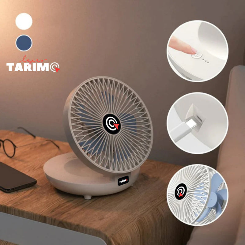 Mini Ventilador Power Fresh 3 em 1 - Dobrável, Portátil e Potente + FRETE GRÁTIS